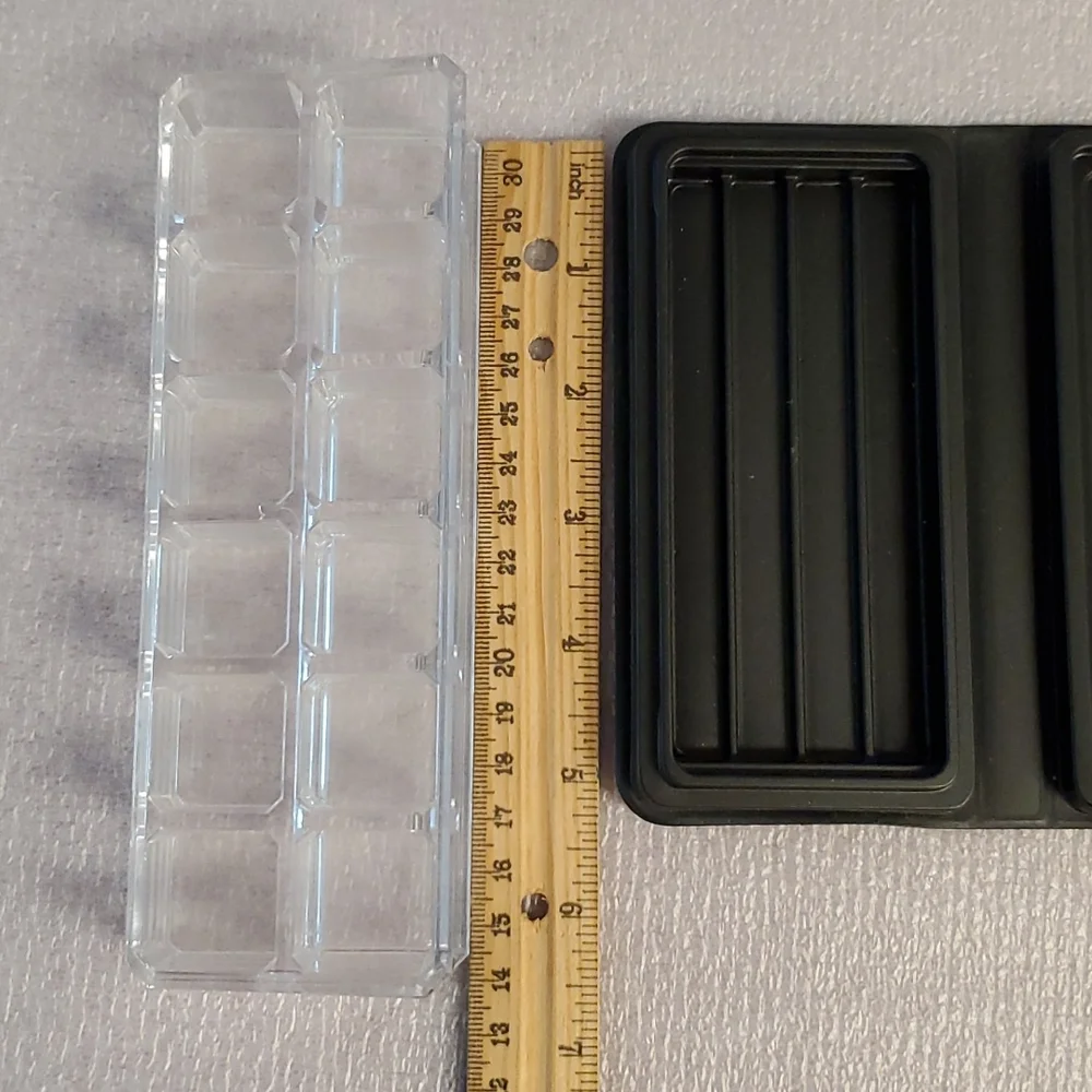 AVON bundle lipstick case Snowman Petite acrylic lipstick holder Vintage disc.